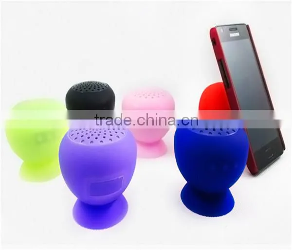Mini Mushroom Wireless Bluetooth Speaker Waterproof Silicone Sucker Hands Free Speakers For Apple & Android Devices PC Computer photo-6