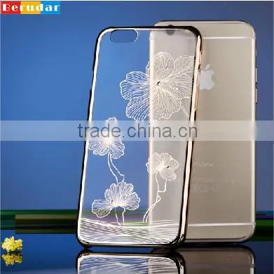 Wholesale Fashion Flower Diamond Hard Cases for Iphone 6 Plus photo-4