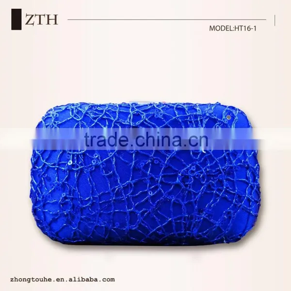 High Quality Mesh Sequins Evening Clutch Box photo-3