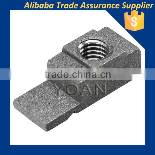 High Performance Natural Colored Zinc Die-casting M6 and M8 Square Nuts photo-2