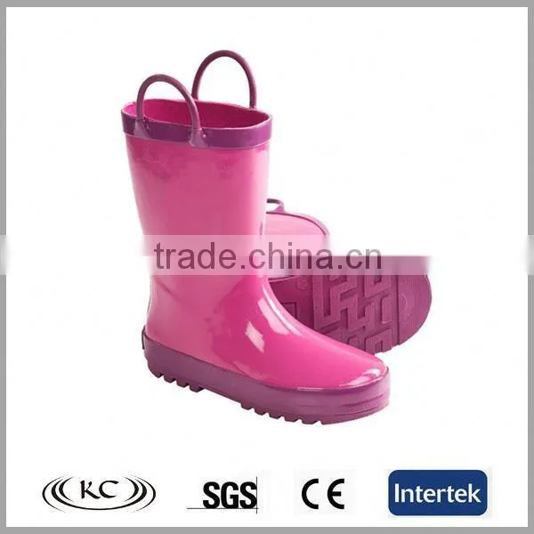 Low Price Sale Online Easy Wear Pure Pink Water Proof Rain Boots