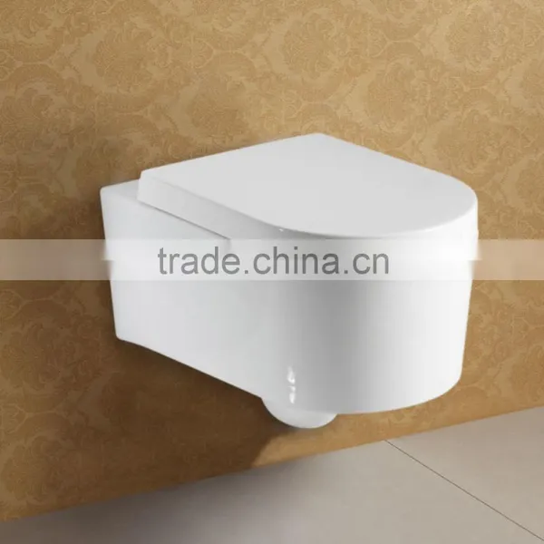 Wall Mounted Soft Closing Seat Cover Toilet Set photo-4