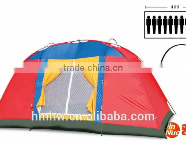 10 Person Single Layer 8.5mm Fiberglass Pole Travel Tent photo-2