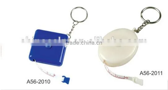 Heart Shape Plastic Measuring Tape With Keyring Promotion photo-2