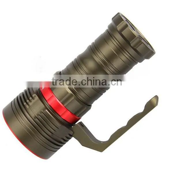200M Deep Diving Flashlight 6*CR EE XM-L U2 LED 3-mode 5000LM High Light Led Torch Flashlight photo-5