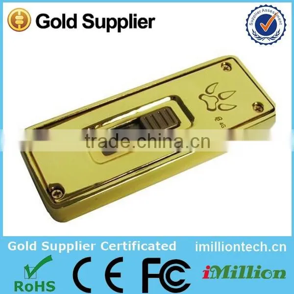 Custom Logo Gold Bar USB Flash Drive photo-2
