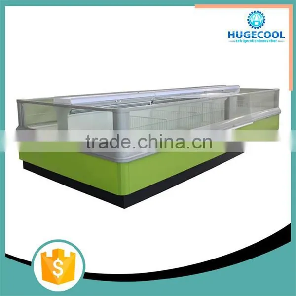 Supermarket Commercial Supermarket Island Freezer Showcase