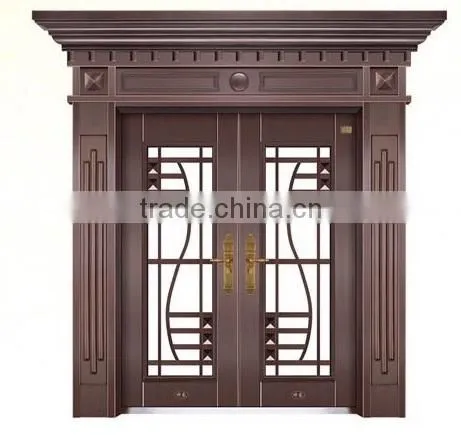 Wrought Iron Double Entry Doors