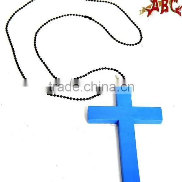 New Fashion Colorful Small Wood Crucifix photo-2