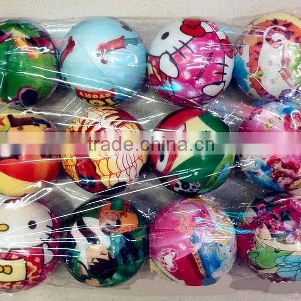 6.3cm PU Foam Stress Foam Toy Soccer Balls Sponge Neon Color Rubber Balls photo-2