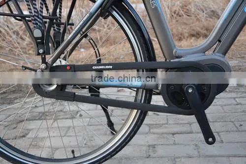 Lady 700CC Dutch Style e Bike With Bafang Central Motor Max System 36V 250W Front and Rear Roller Brake Best Selling Model photo-2