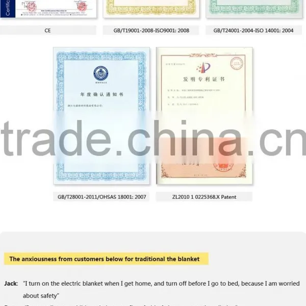 160*65cm Electric Heating Blanket With Fast Delivery photo-5