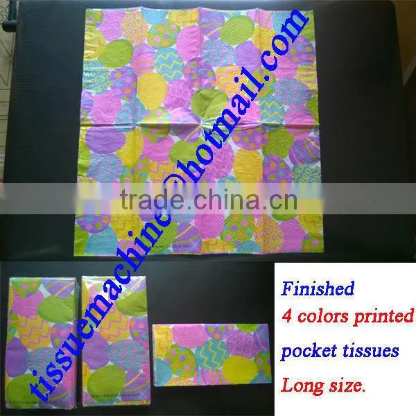 2lines Output Automatic High Speed Printing Pocket Tissue Machine photo-2