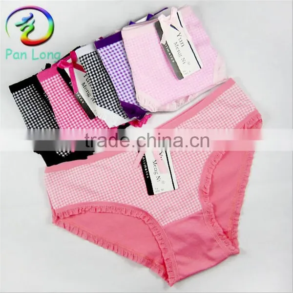 2015 Underwear Women Classic Women Skivvies Lace Briefs Panties photo-3