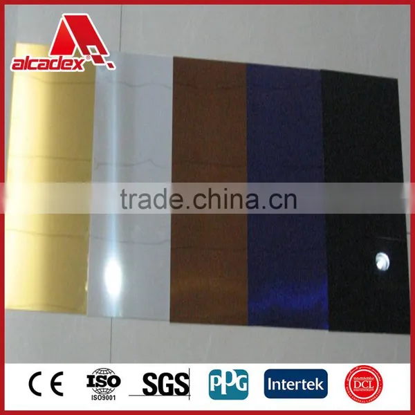 High Definition Decorative Plastic Mirror Composite Panel Mirror Acp photo-2