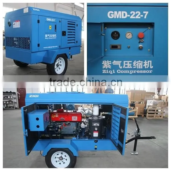 Portable 750cfm Screw Diesel Air Compressor Manufacturer photo-3