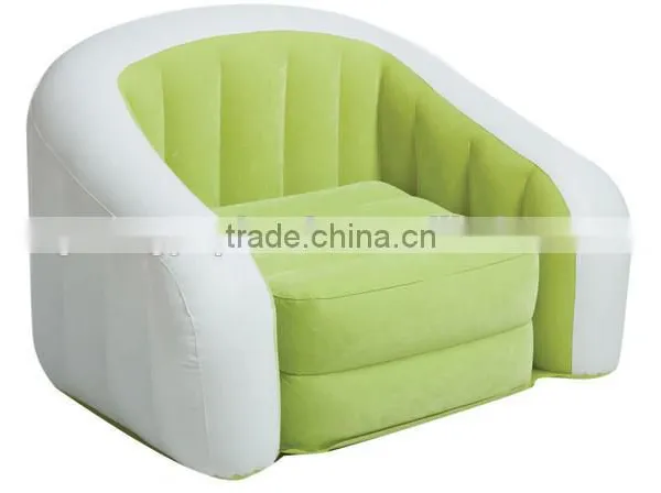 Inflatable Sofa Bed Outdoor or Indoor With Comfortable Armrest and Cup Holder With/without Pump photo-3