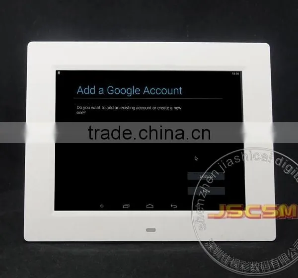 New Products 8inch Android Digital Photo Frame Mp4 Player With Android 4.4 System Support Camera for Video Chatting