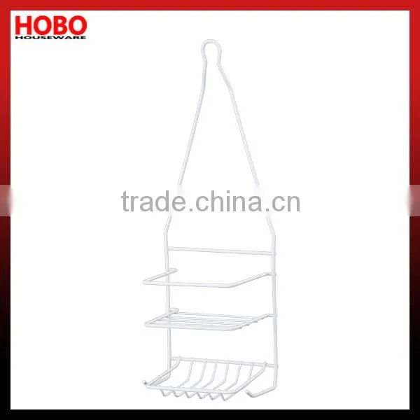 PE Coating Wall Hanging Metal Wire Shower Caddy