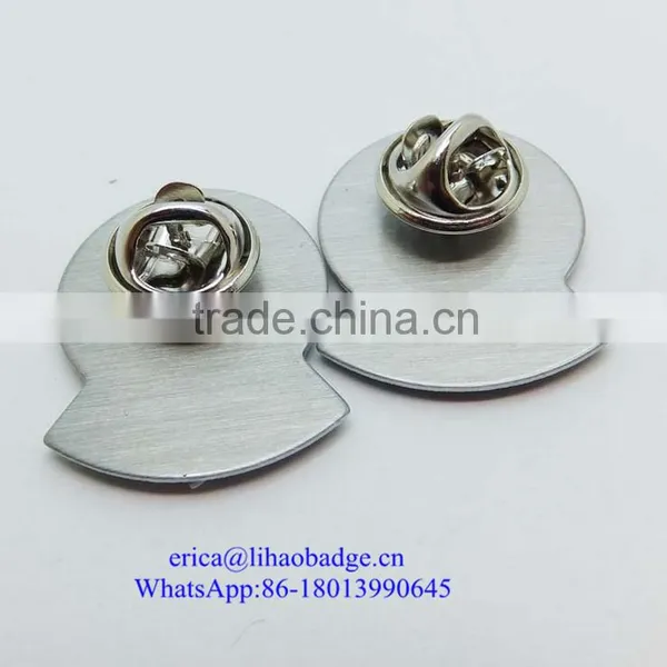 Epoxy Cover Offset Printing Butterfly Clutch Attached Lapel Pin photo-3