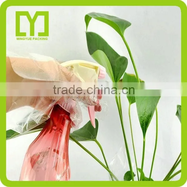 2015alibaba China Security Cheap Clear Customized Plastic Clear Disposable Gloves photo-4