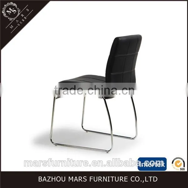 Modern Furniture Silla Leather Chrome Chair Frame Chairs photo-2
