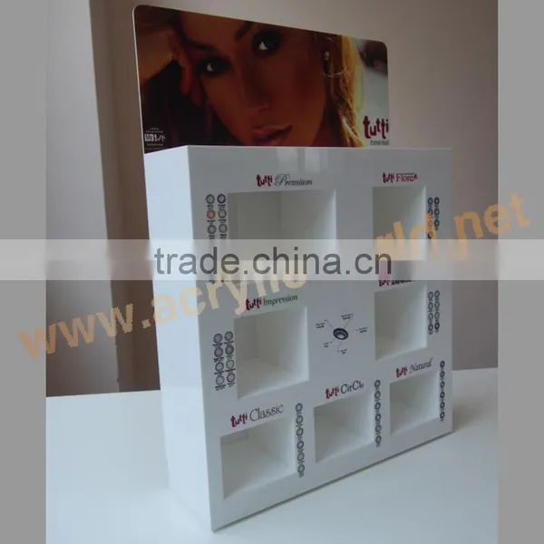 Acrylic Free Base Rotating Glasses Display Stand/ Contact Lenses Display Stand photo-5