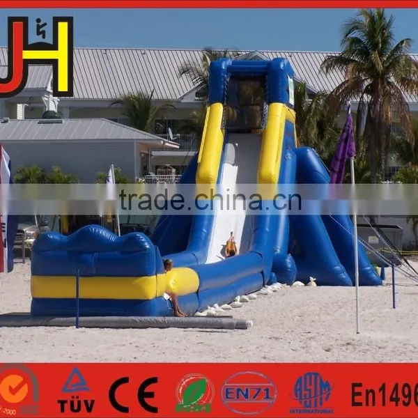 2016 JH Brand 0.55mm PVC Material Giant Hippo Inflatable Water Slide For Adults photo-3