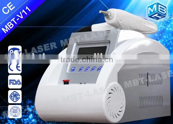 Professional nd Yag Tattoo Removal Machine CE/ISO Approve 1064nm,532nm Can Removal Alll Kind of Color Tattoo