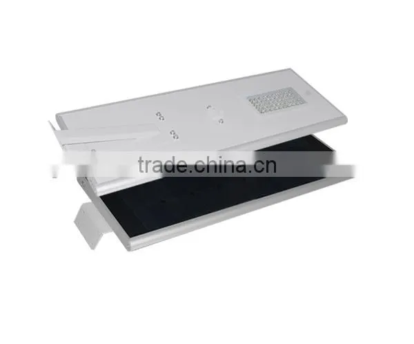 50W LED Street Lamp All In One 8m Street Light 3 Rainy Days 36ah Lithium Battery photo-2