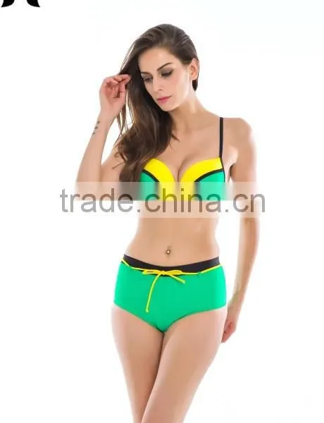 Summer Sexy Sweet Girl High Waist Swim Wear photo-4