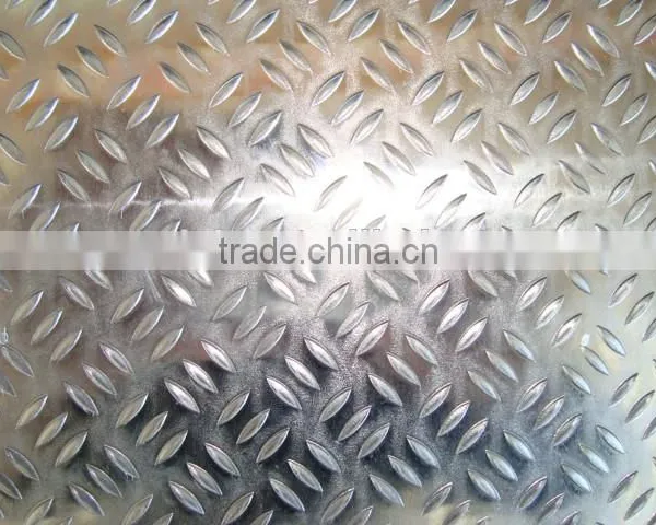 5754 H14 Anti-slip Embossed Diamond Aluminum Plate photo-4
