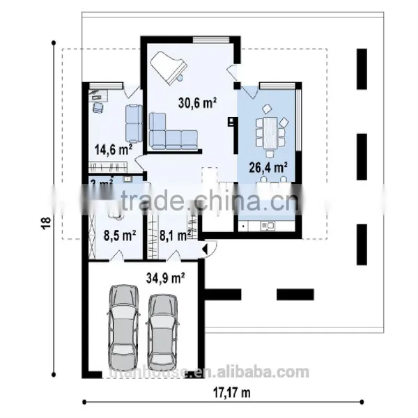 Low Cost Light Steel Prefabricated Residence for Sale photo-4