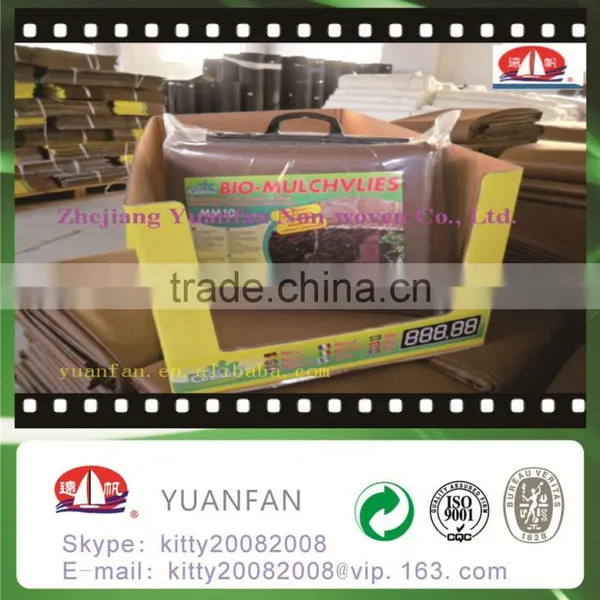 BSCI PASS--[ Factory Supply ] PP Spunbond Nonwoven Agriculture Black Ground Mulch Film/Cover photo-3