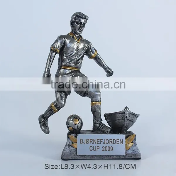 Decorate Trophy Resin Football Player Figurine photo-2