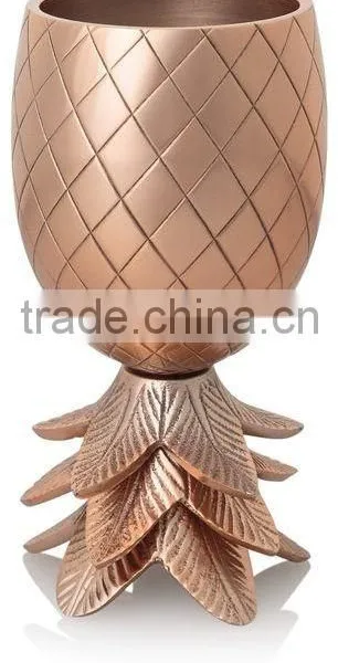 Copper Pineapple Goblet Mugs for Drinking Moscow Mule photo-4