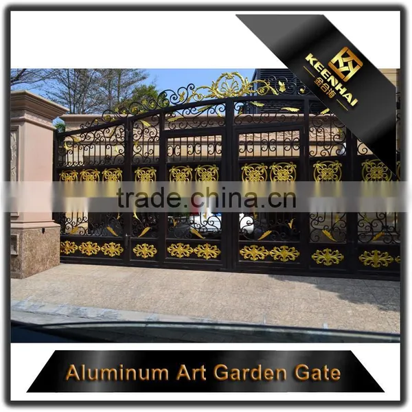 Customized Powder Coated Modern Decorative Cast Aluminum Garden Gate photo-4