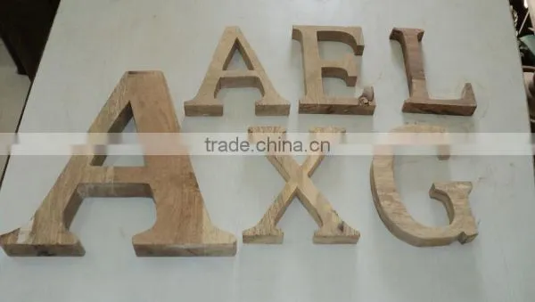 Antique Wooden Letters,Decorative Wooden Alphabet Letters,Solid Wood Letters For Home Decor,Wooden Alphabets & Numbers