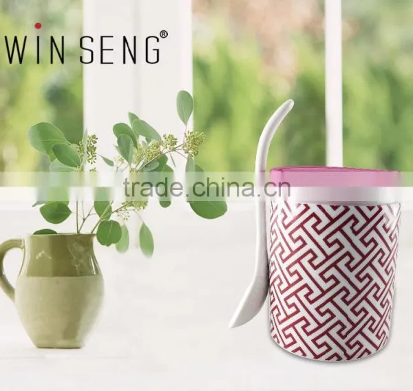 Coffee Ceramic Airtight Storage Canister With Handle photo-3