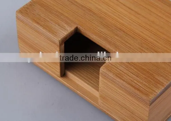 Separable Rectangular Bamboo Name Card Box photo-2