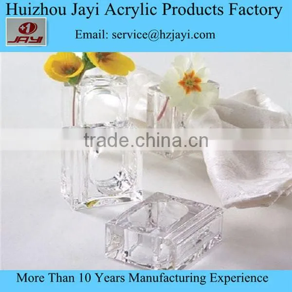 High Quality Wholesale Acrylic Christmas Napkin Ring,clear photo-3