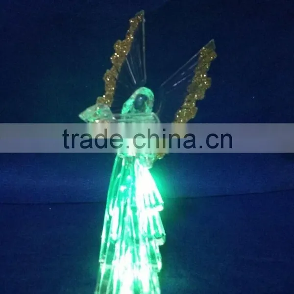 Artificial Plastic PS LED Angels Figurines Decorative photo-4