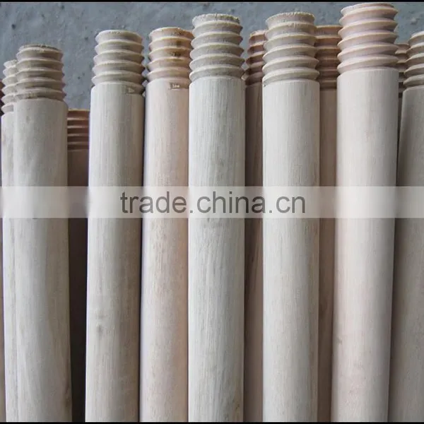 Smooth Surface Natural Wooden Stick for Broom&dustpans