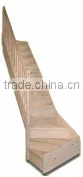 Wood Spiral Stairs