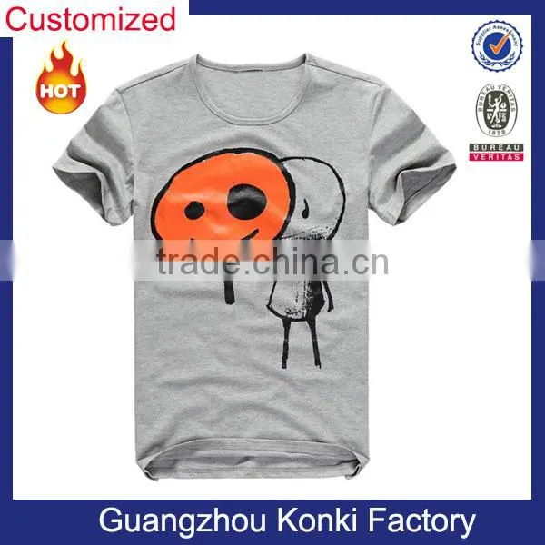100% Cotton Fabric Custom T-shirt Printing in Men's T-shirts photo-4