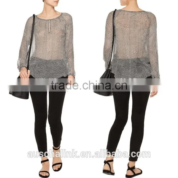 Hot Sale Silk Blouses New Models for Women OEM Service photo-5