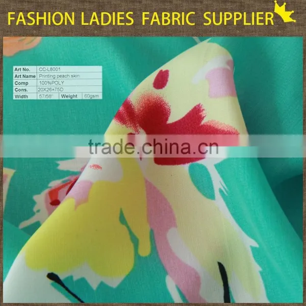 100%poly Rayon Print Fabric Digital Print Fabrics Rayon Challis Fabric photo-5