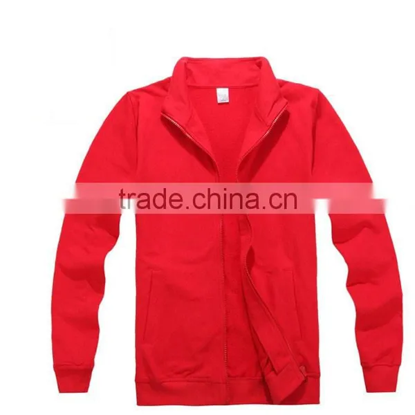 In-stock Zipper-up Warm Elastic Knitting Pattern Hoodie photo-3
