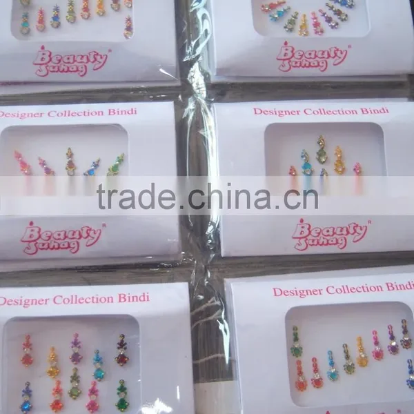 Small Sticker Face Bindi Crystal TATTOO photo-2