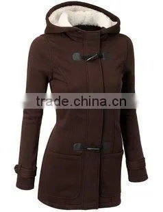 Winter Jacket Women Hooded Winter Coat Fashion Autumn Women Parka Horn Button Coats 2016 photo-2